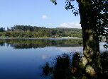 Blick zum Campingplatz